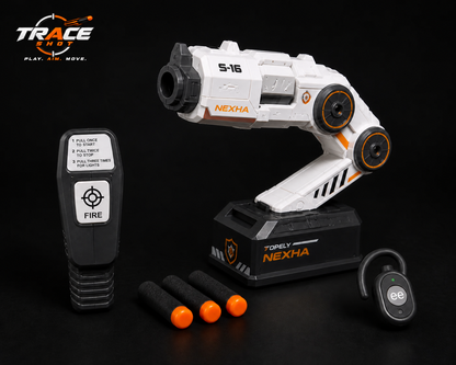 TraceShot™ Head-Tracking Foam Blaster